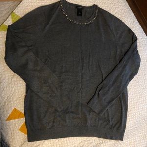 Ann Taylor Factory Jeweled Sweater